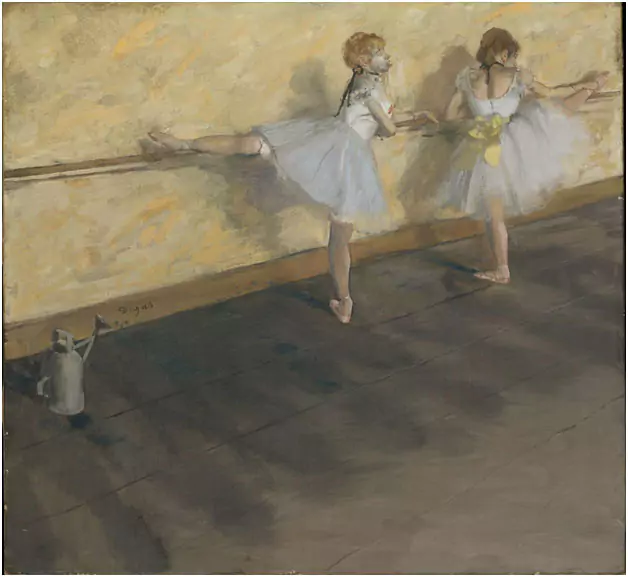 Edgar Degas, Danseuses á la barre (Dancers at the Barre), 1877