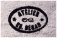 Early "Atélier Ed. Degas" stamp
